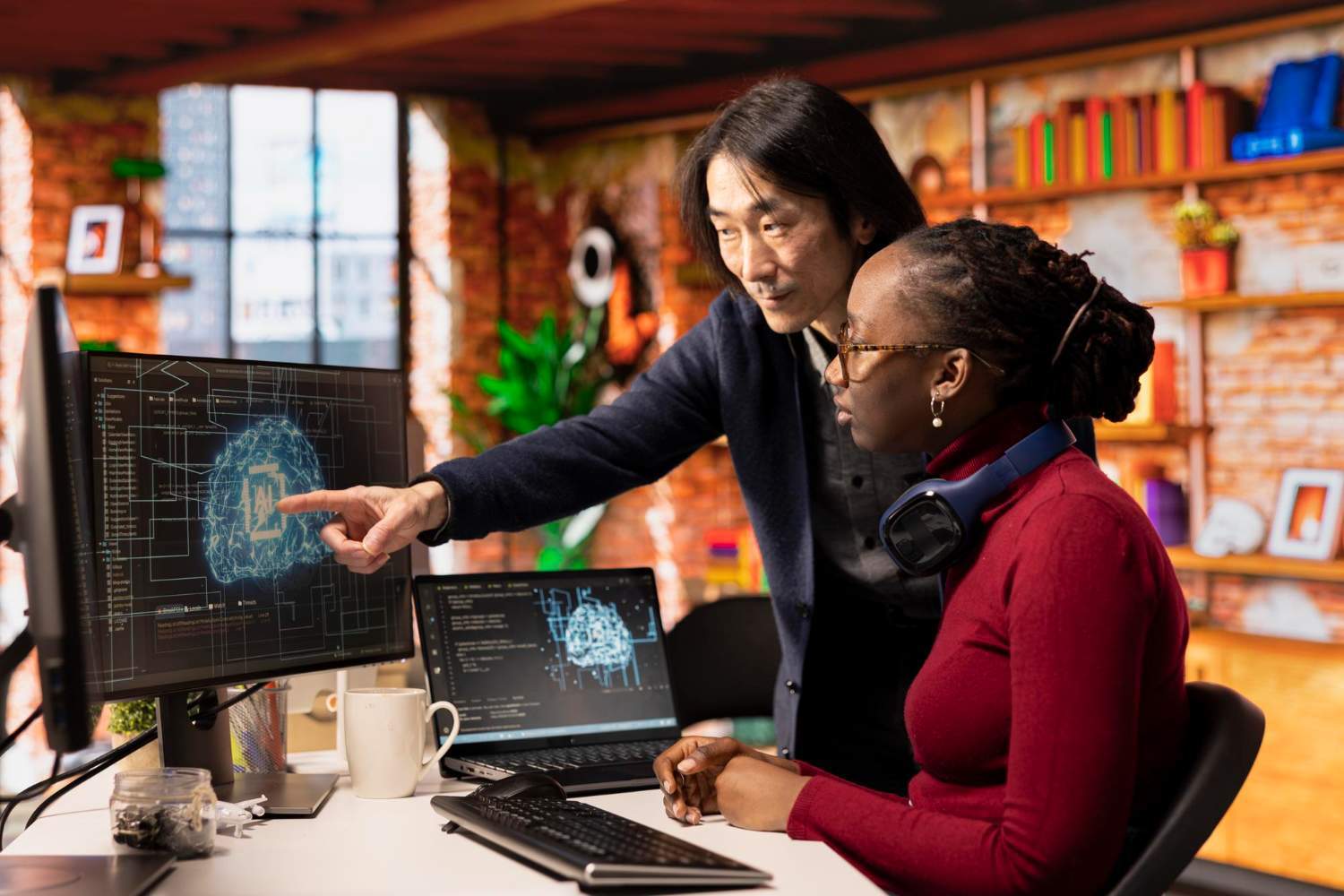 Supervision d’un collaborateur en formation aux métiers de l’intelligence artificielle